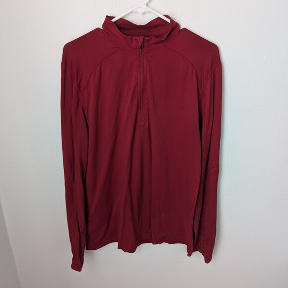 Mountain Hardwear Other - Mountain Hardwear Men's Half Zip Long Sleeve Red Shirt, Medium